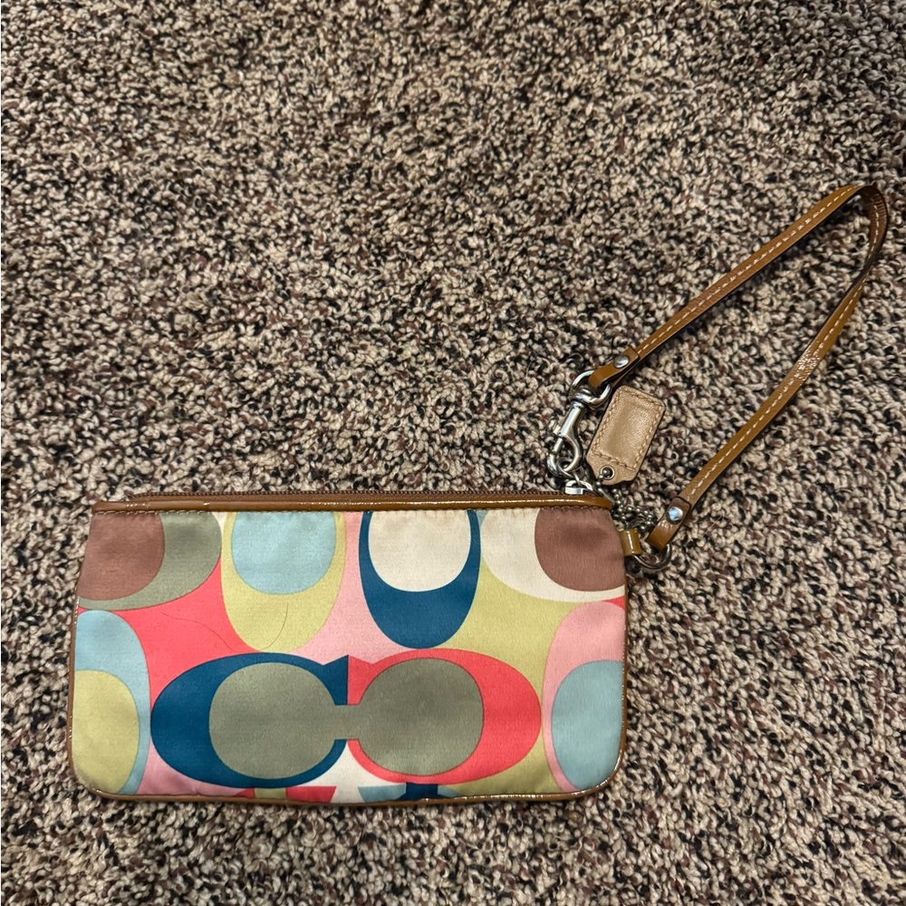 Coach Multicolor Wristlet